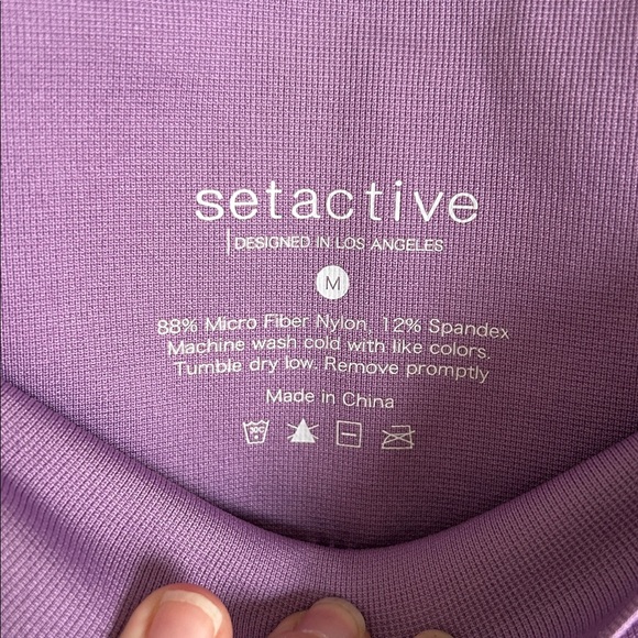 SET Active Women’s Leggings. Size Medium. Excellent Condition. 22” inseam. - Picture 3 of 6